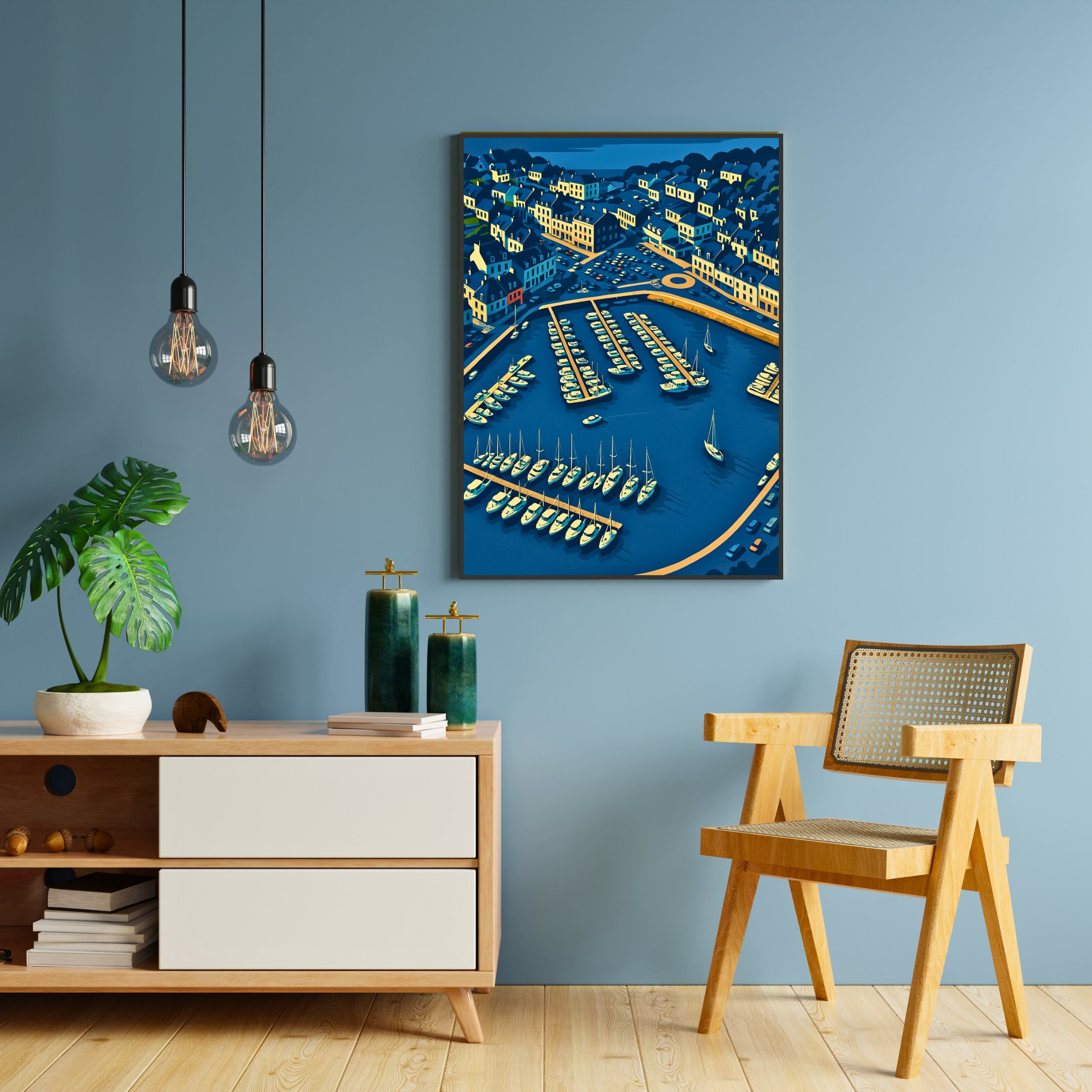 Affiche Audierne – L’âme bretonne en poster