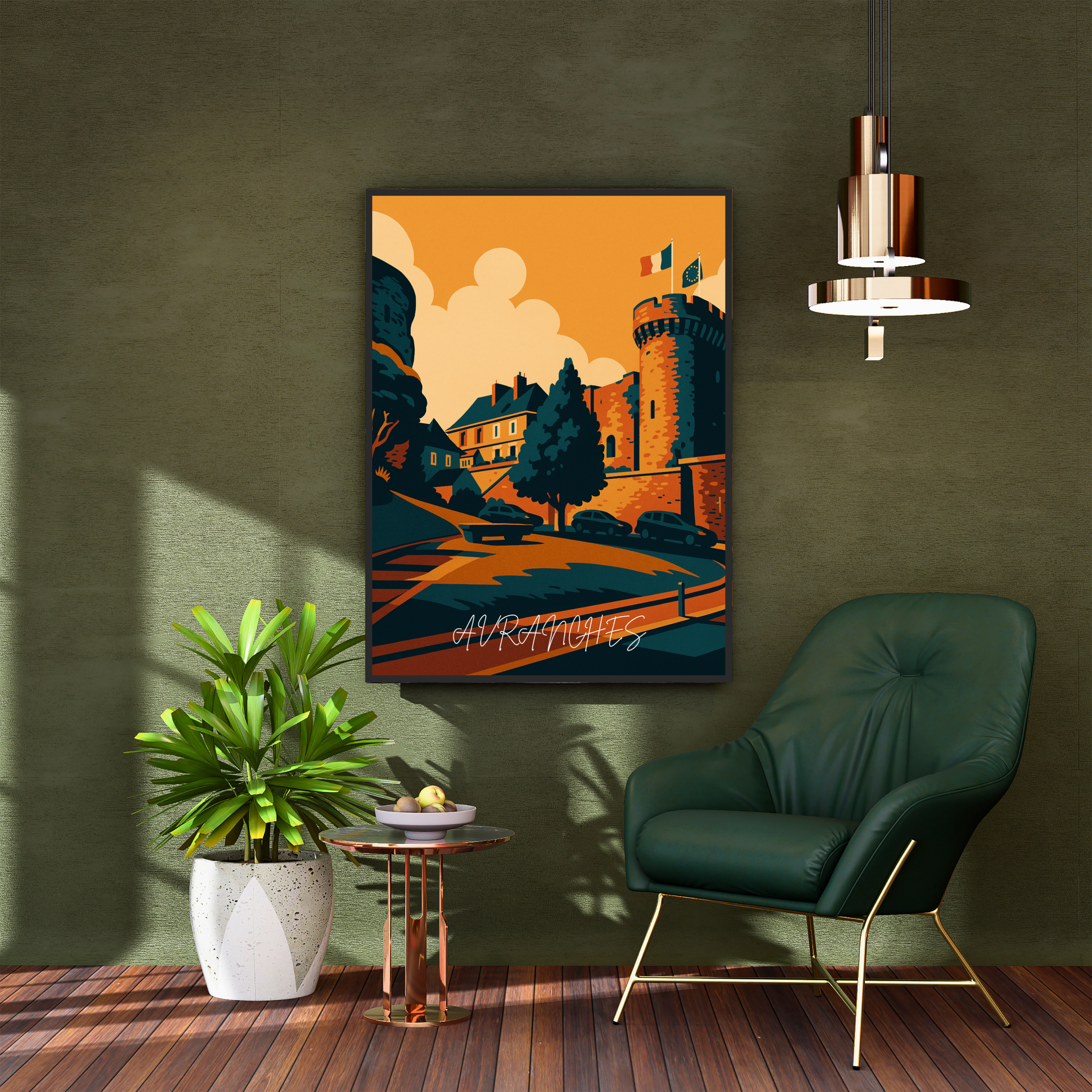 Affiche Avranches – Ville des hauteurs