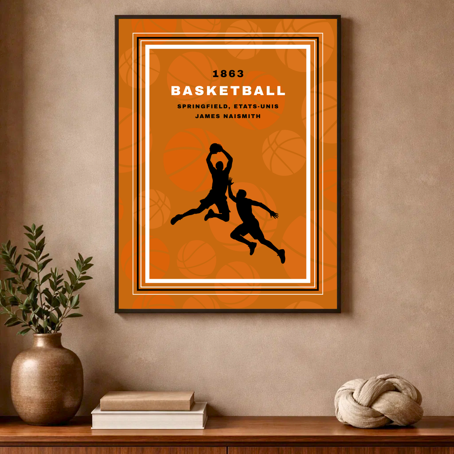 Affiche "Basketball contemporain"