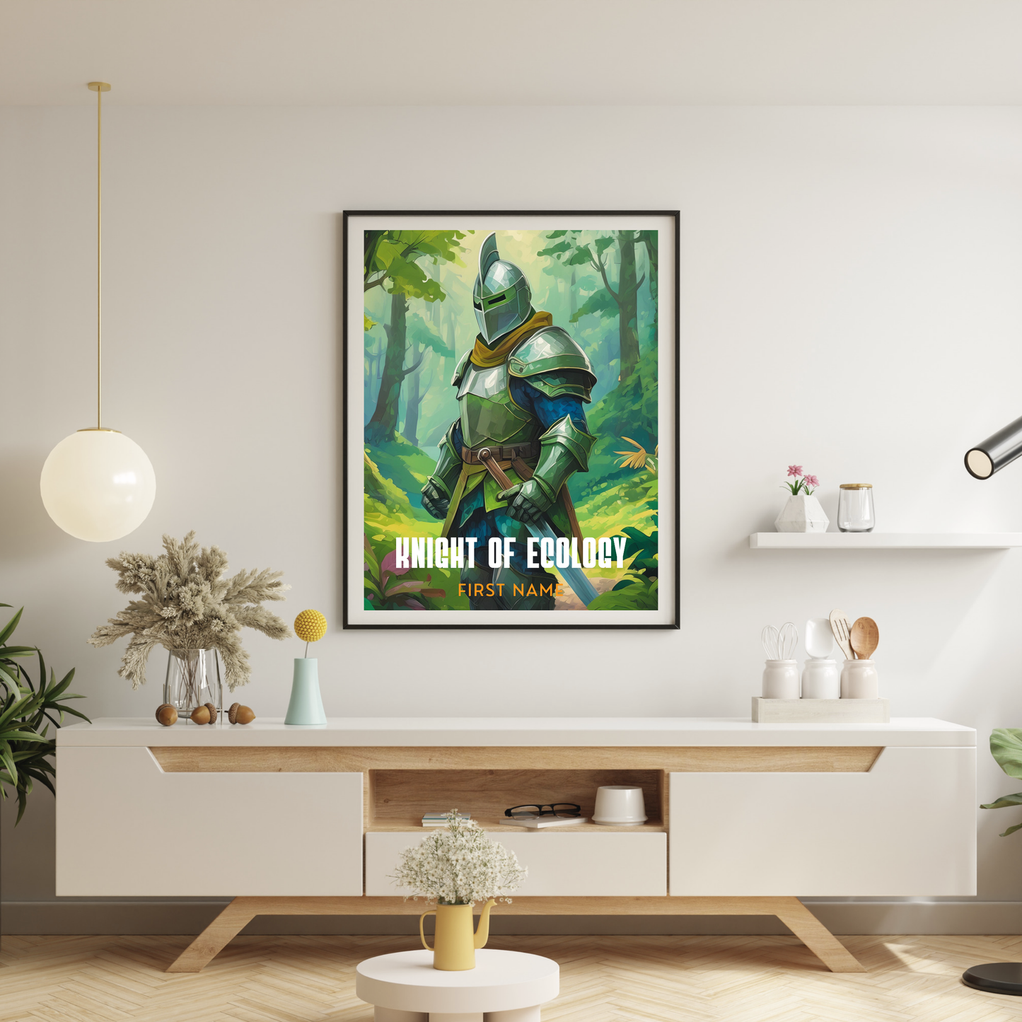 Affiche "Knight of ecology"