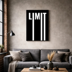 Affiche contemporaine "Limit"