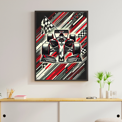 Affiche voirture "F1"