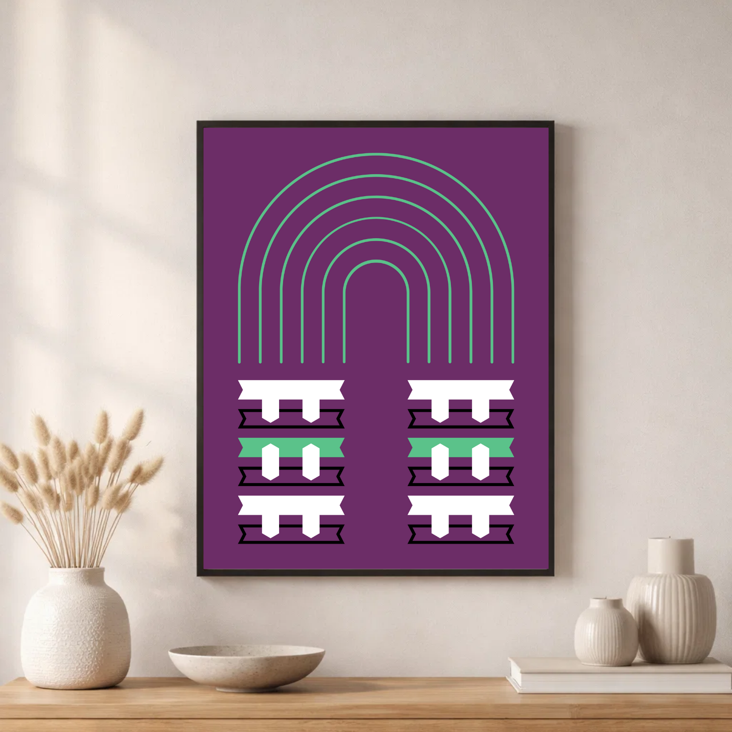 Affiche arche graphique