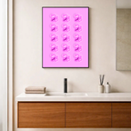 Affiche "Nuances orchidée"