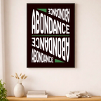 Affiche contemporaine "Abondance"