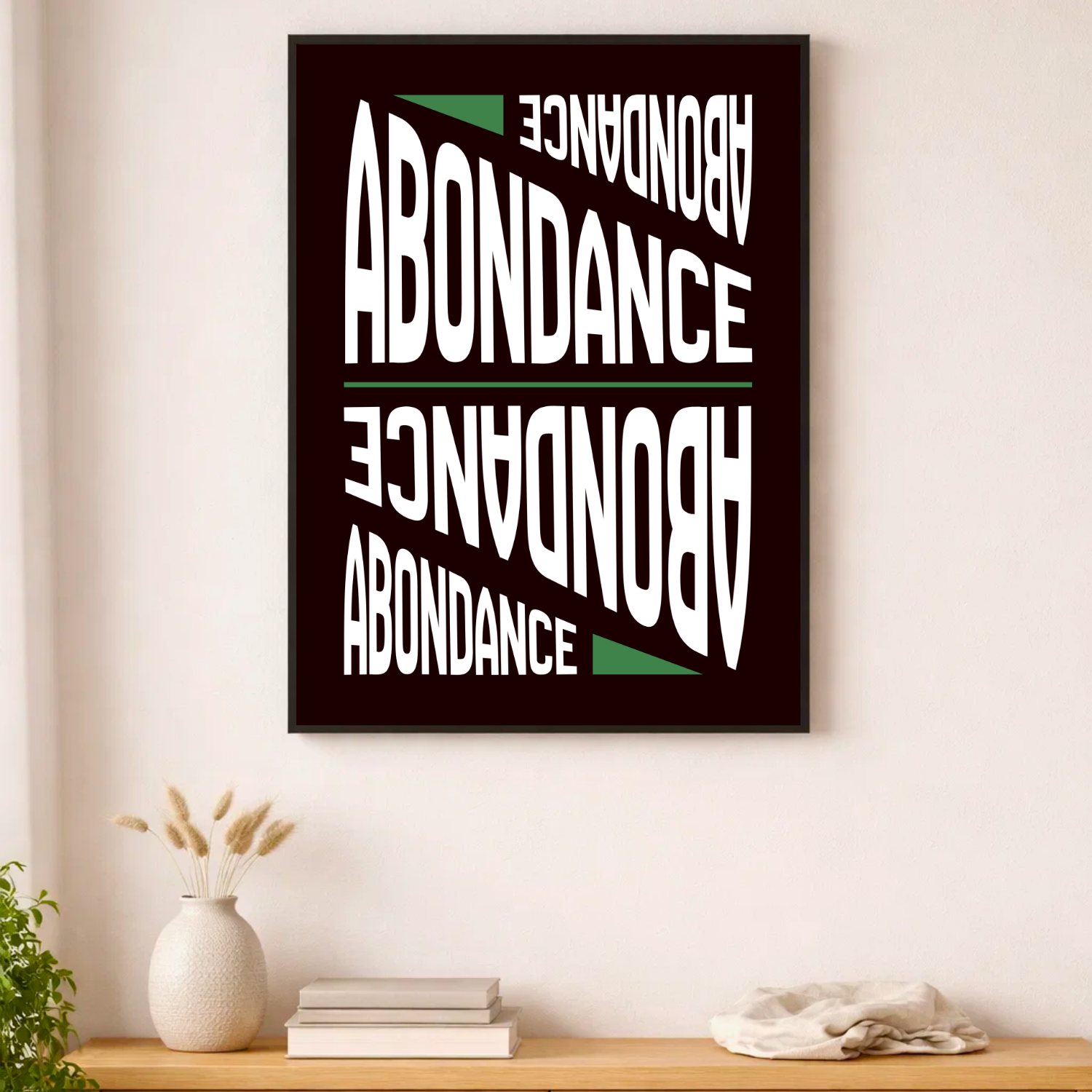 Affiche contemporaine "Abondance"