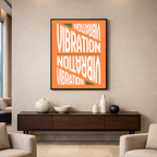 Affiche "Vibration" contemporaine