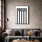 Affiche contemporaine "Focus"