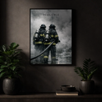 Affiche Résilience – Tenir face aux flammes