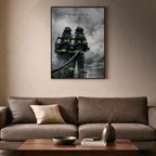 Affiche Résilience – Tenir face aux flammes