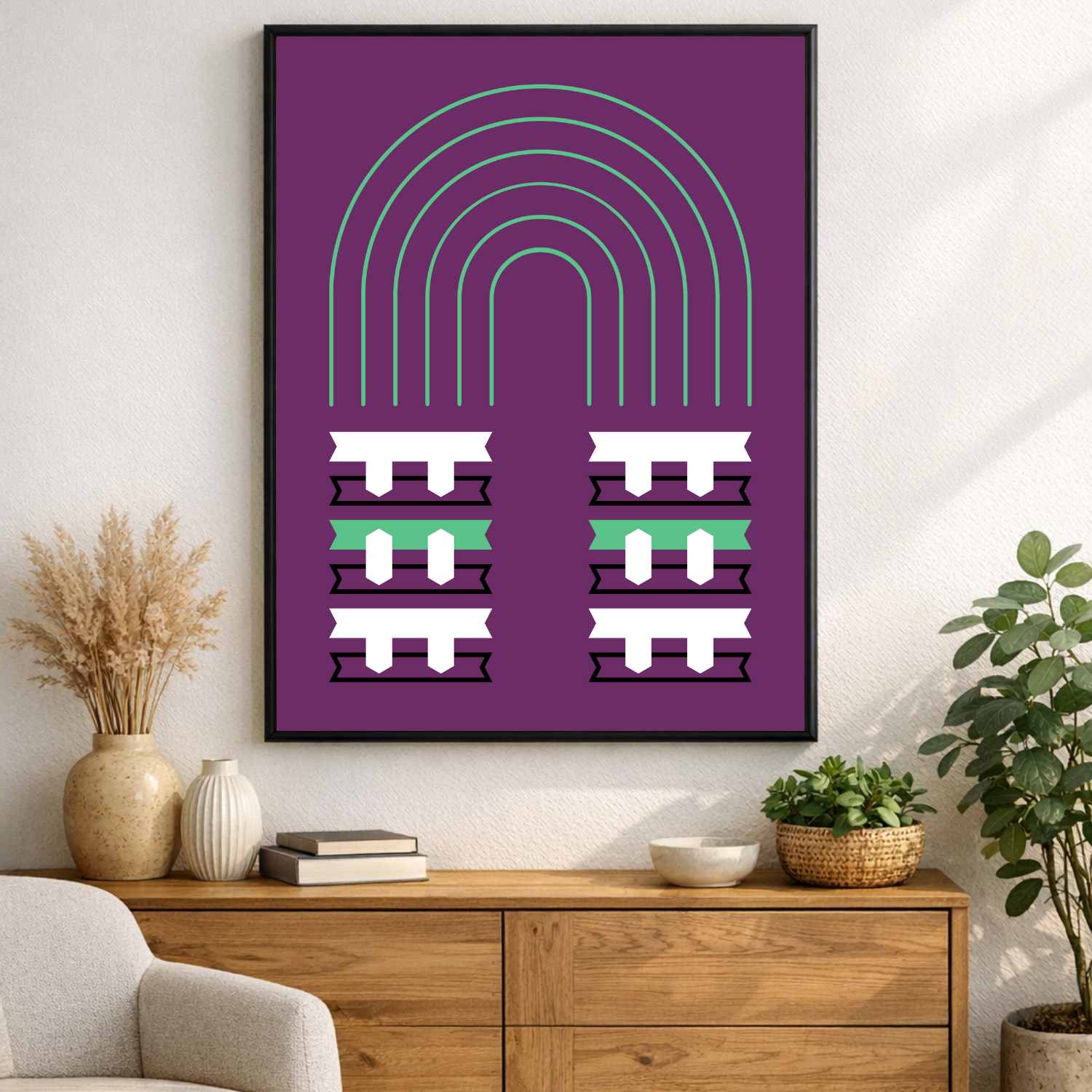 Affiche arche graphique