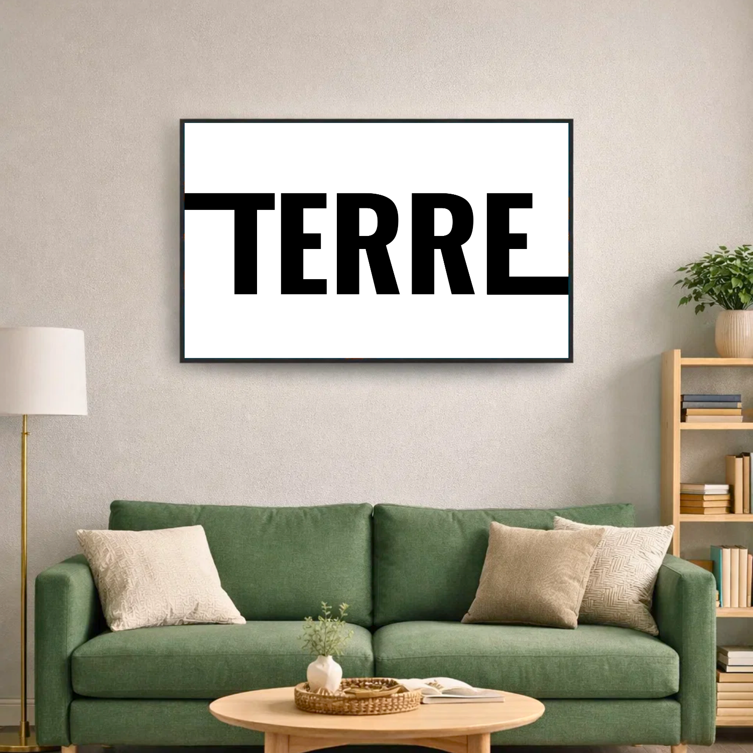 Affiche contemporaine "Terre"