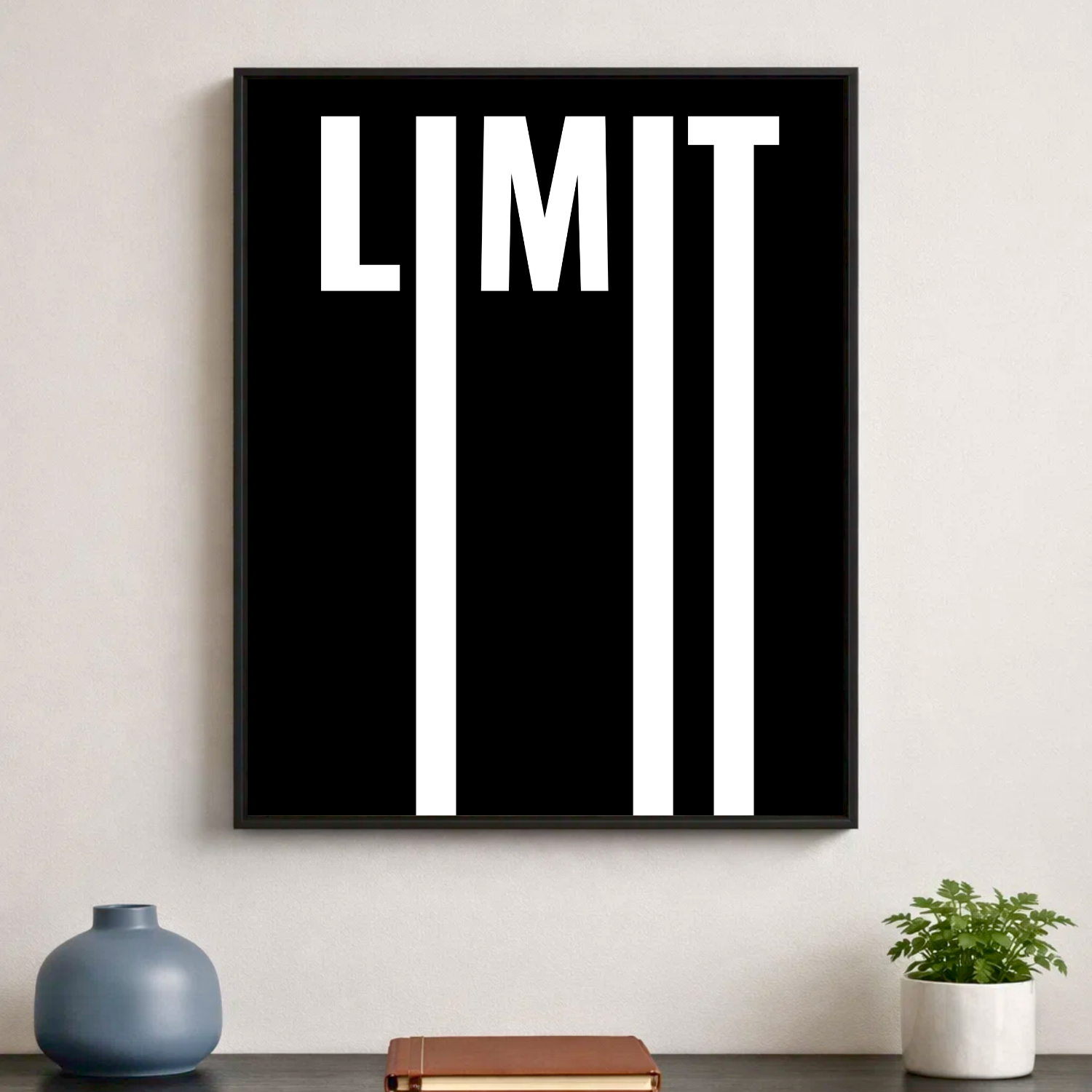 Affiche contemporaine "Limit"