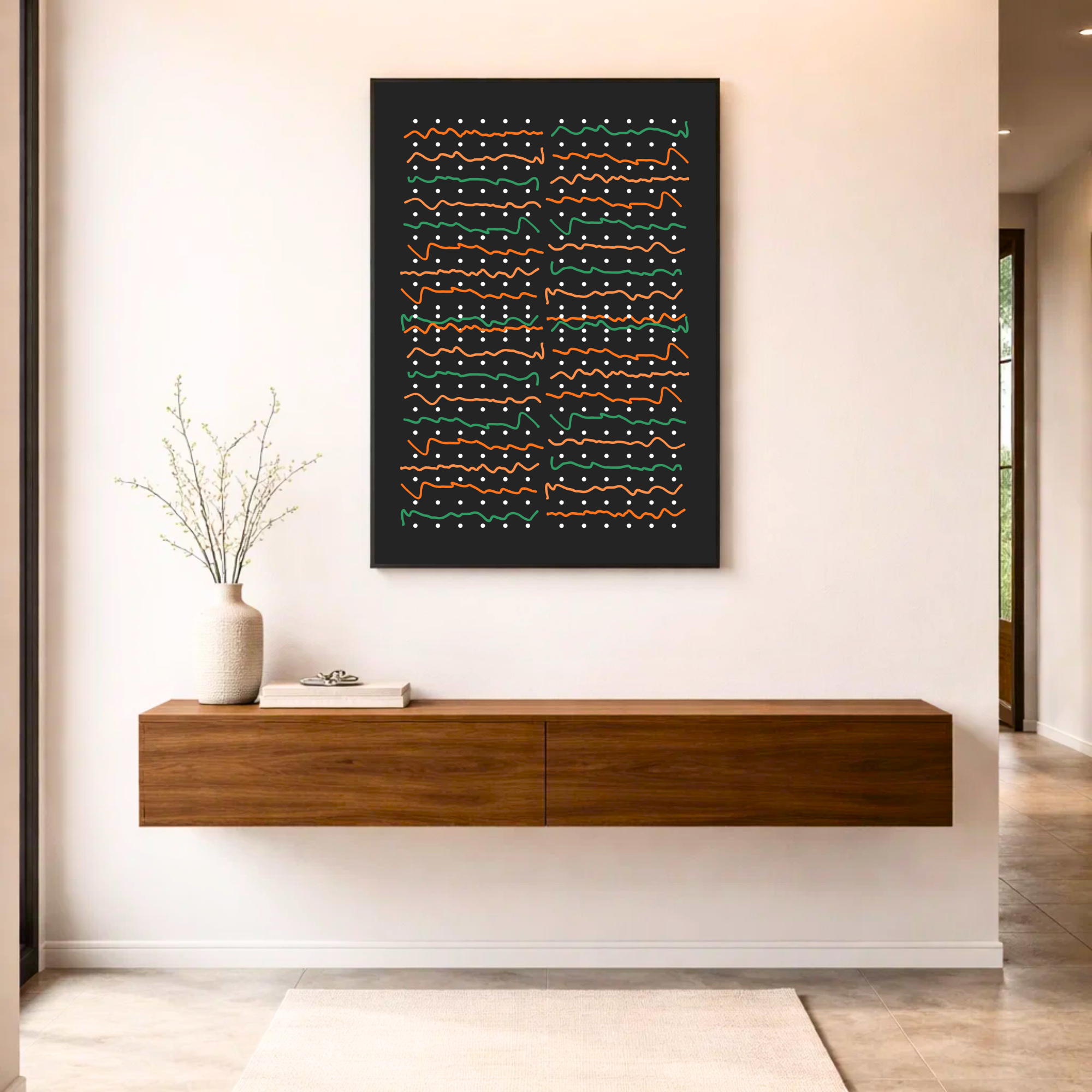 Affiche "Vibrations nocturnes"