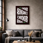 Affiche contemporaine "Abondance"