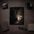 Affiche Loup Audace – Force, détermination et mindset