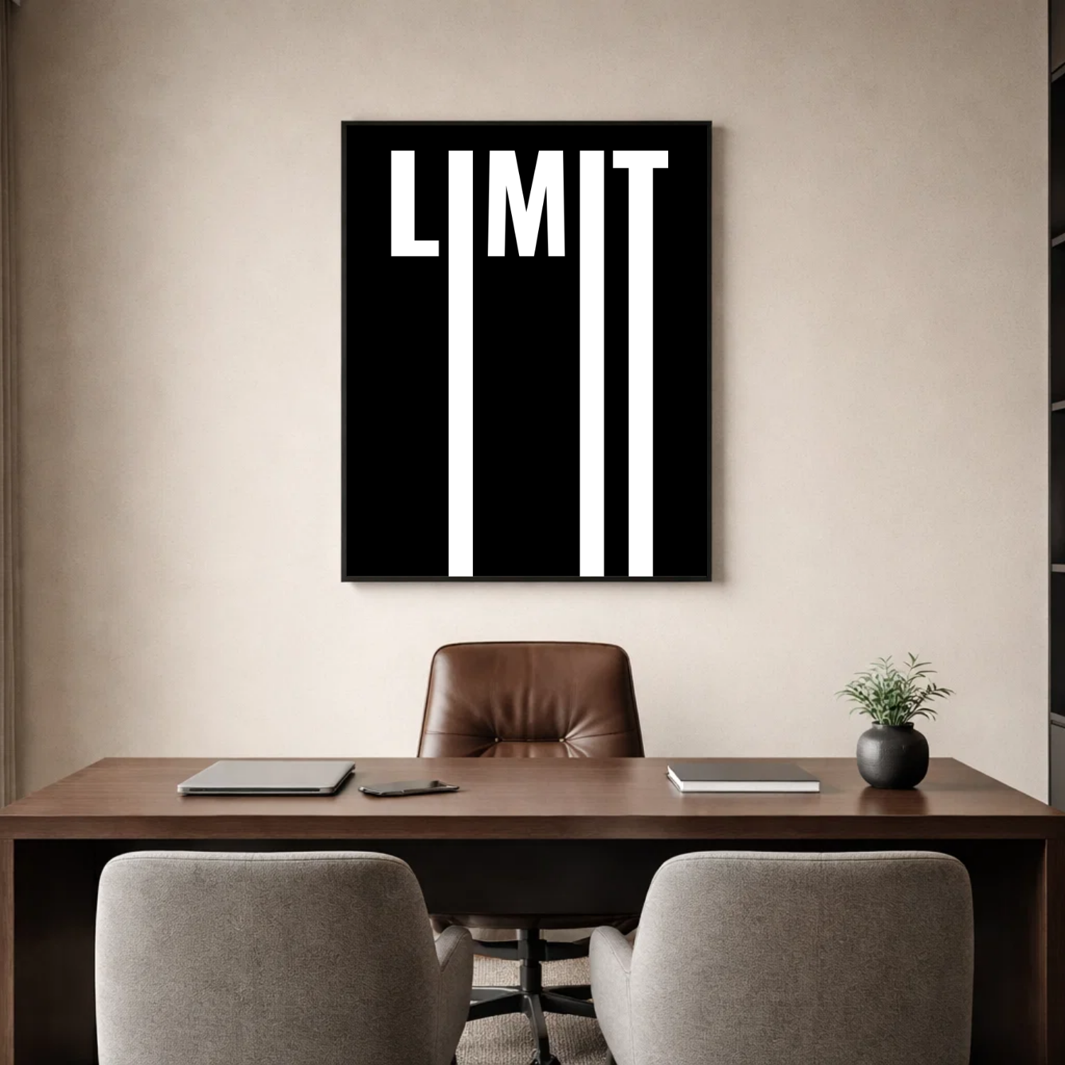 Affiche contemporaine "Limit"