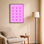 Affiche "Nuances orchidée"