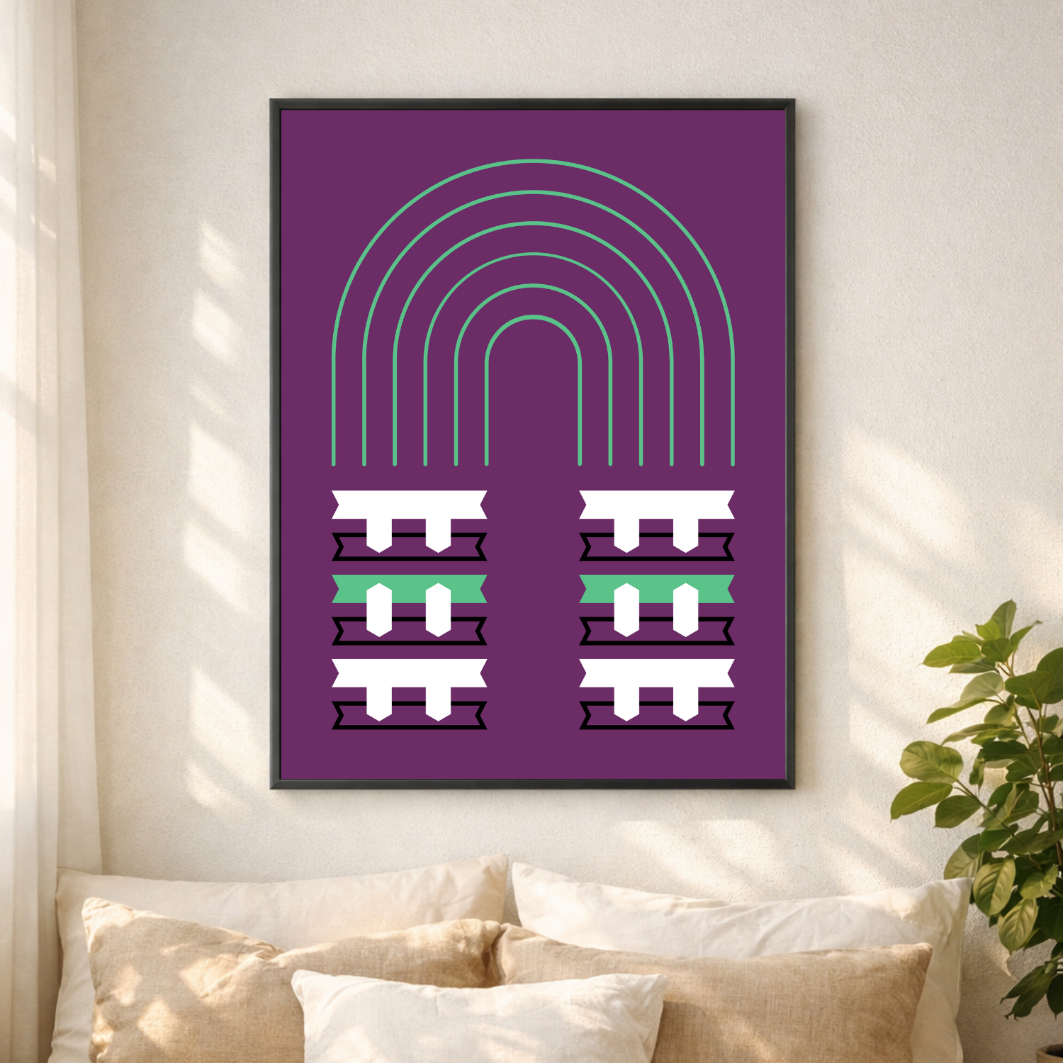 Affiche arche graphique