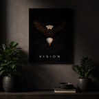Affiche Vision – Voir loin, agir juste