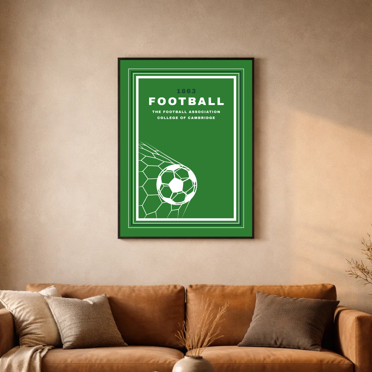 Affiche "Football 1863 contemporain"