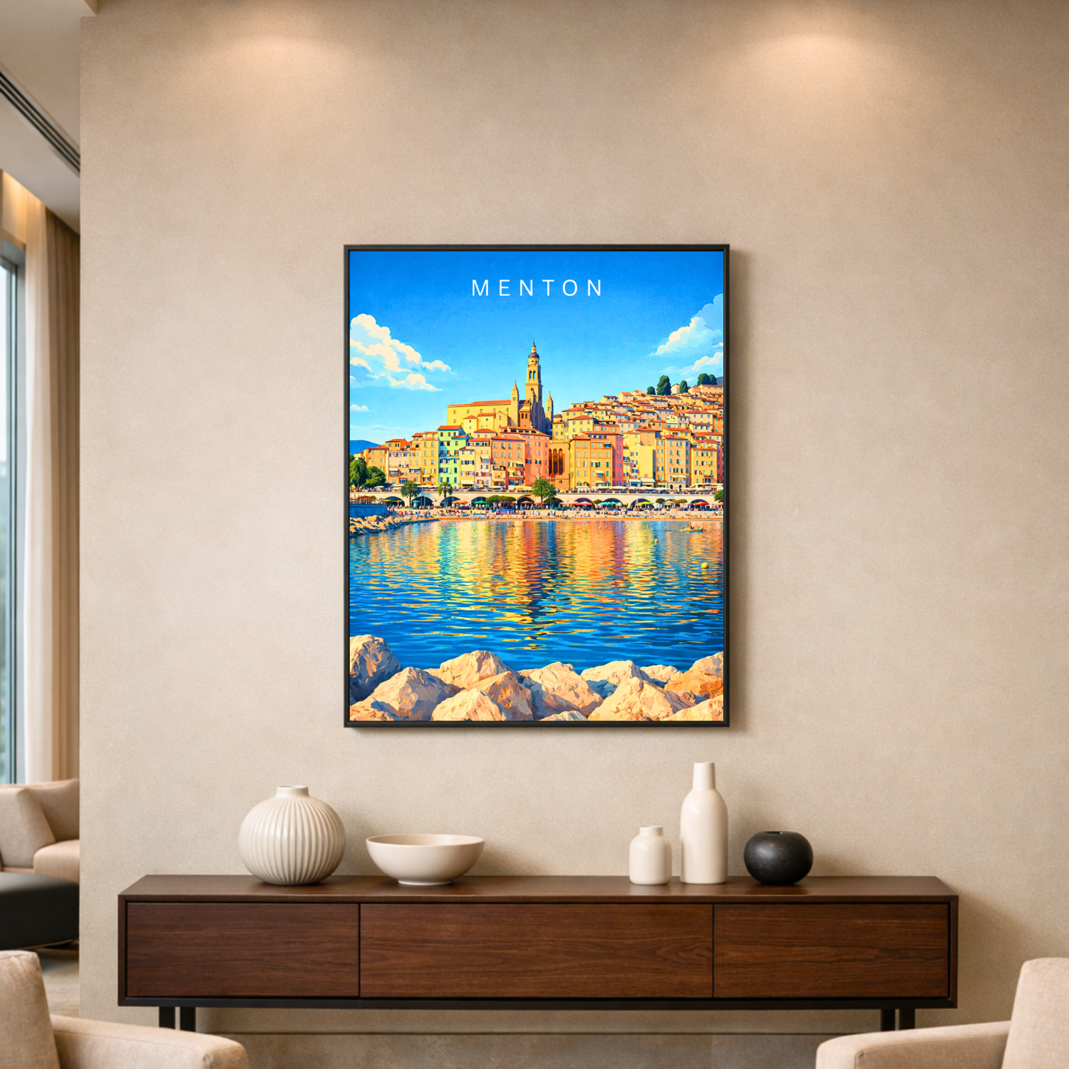 Affiche Menton