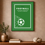 Affiche "Football 1863 contemporain"