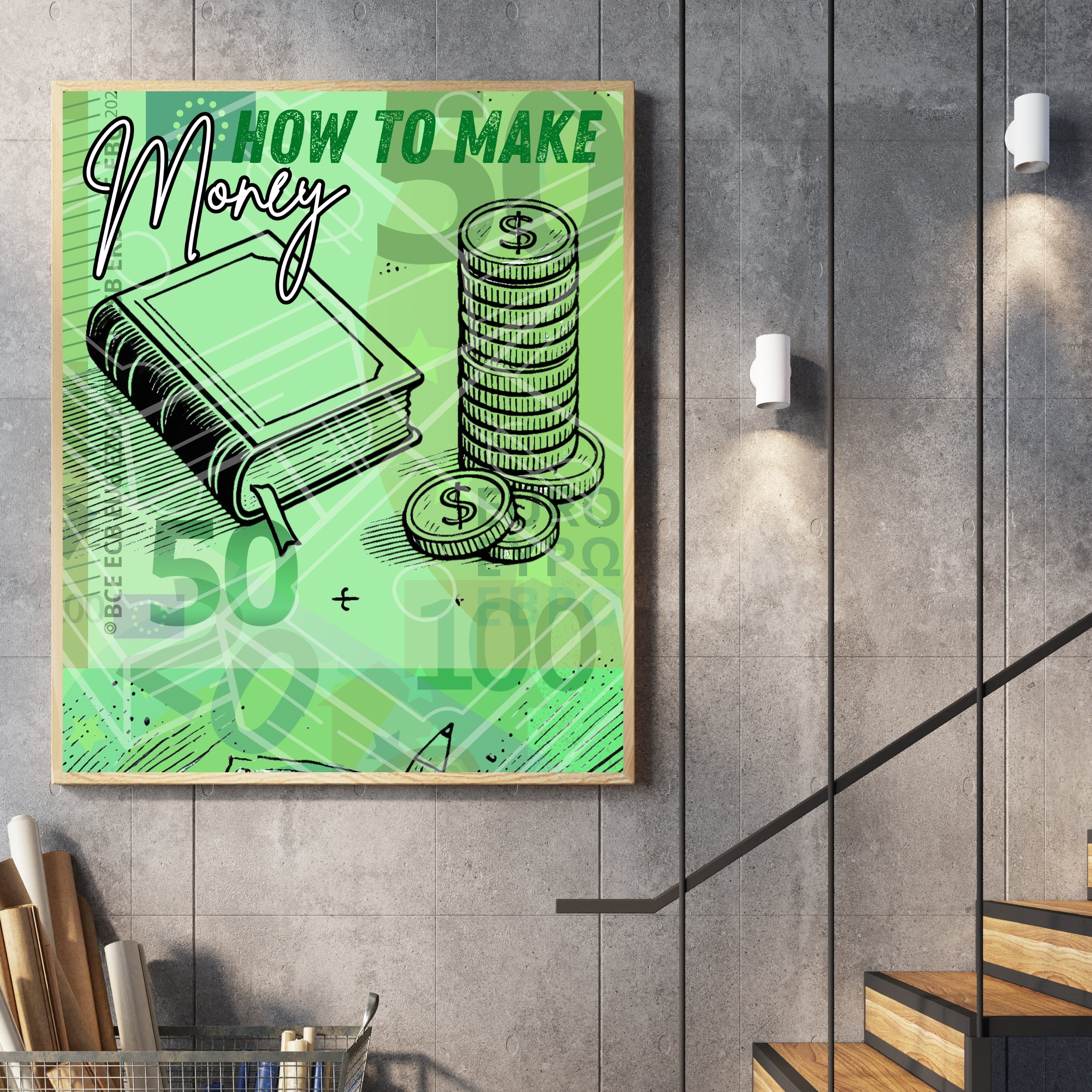 Affiche "How to make money"