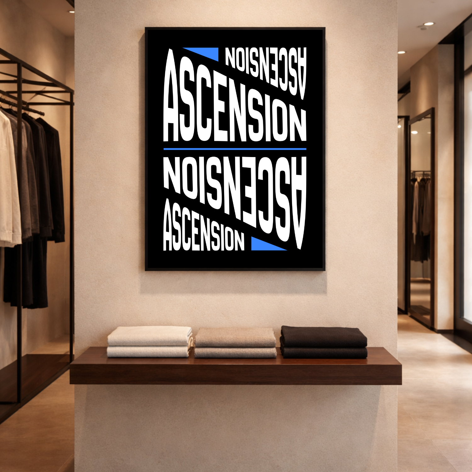 Affiche "Ascension" contemporaine