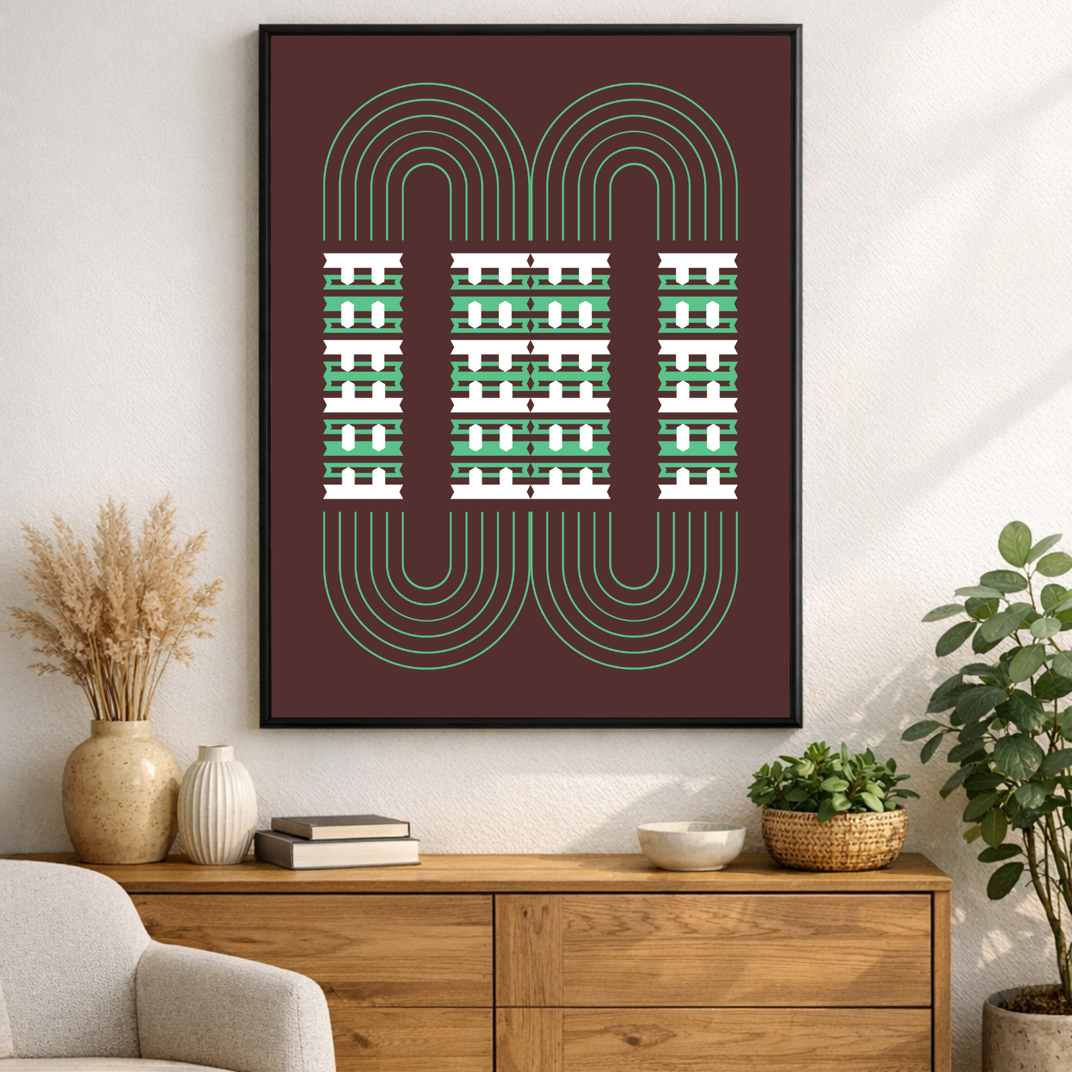 Affiche arches doubles