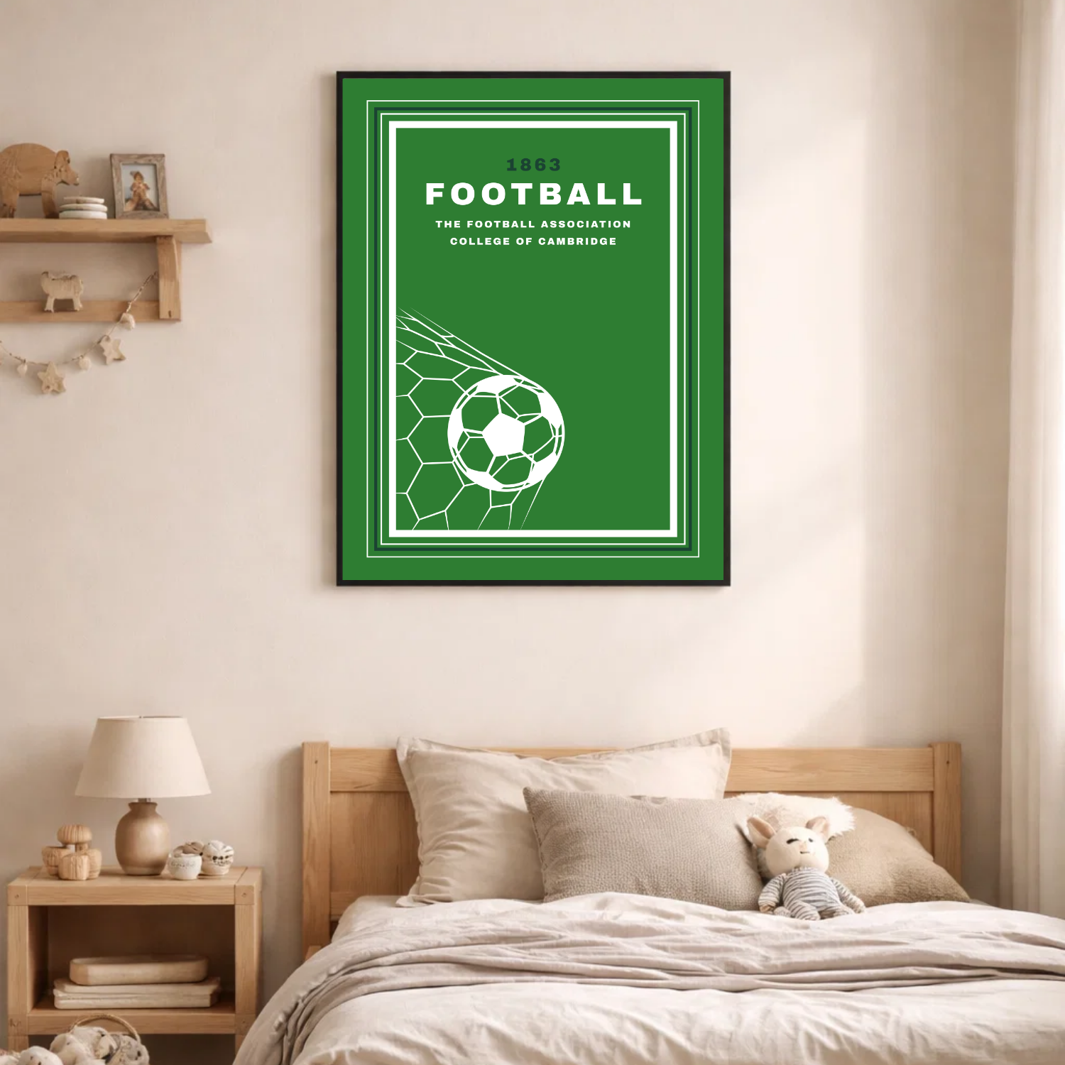 Affiche "Football 1863 contemporain"