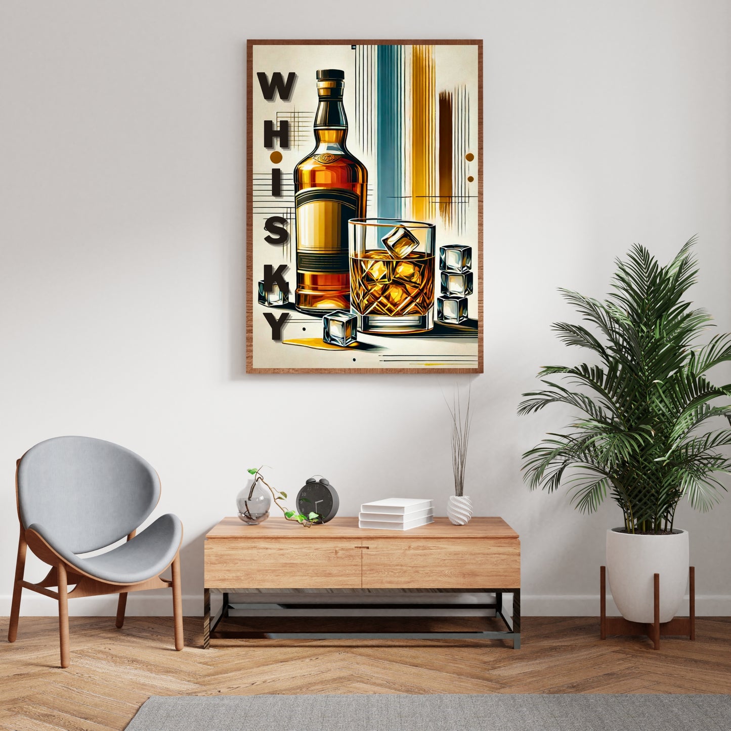 Affiche "Whisky glass"