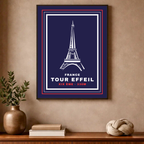 Affiche "Tour Eiffel contemporaine"