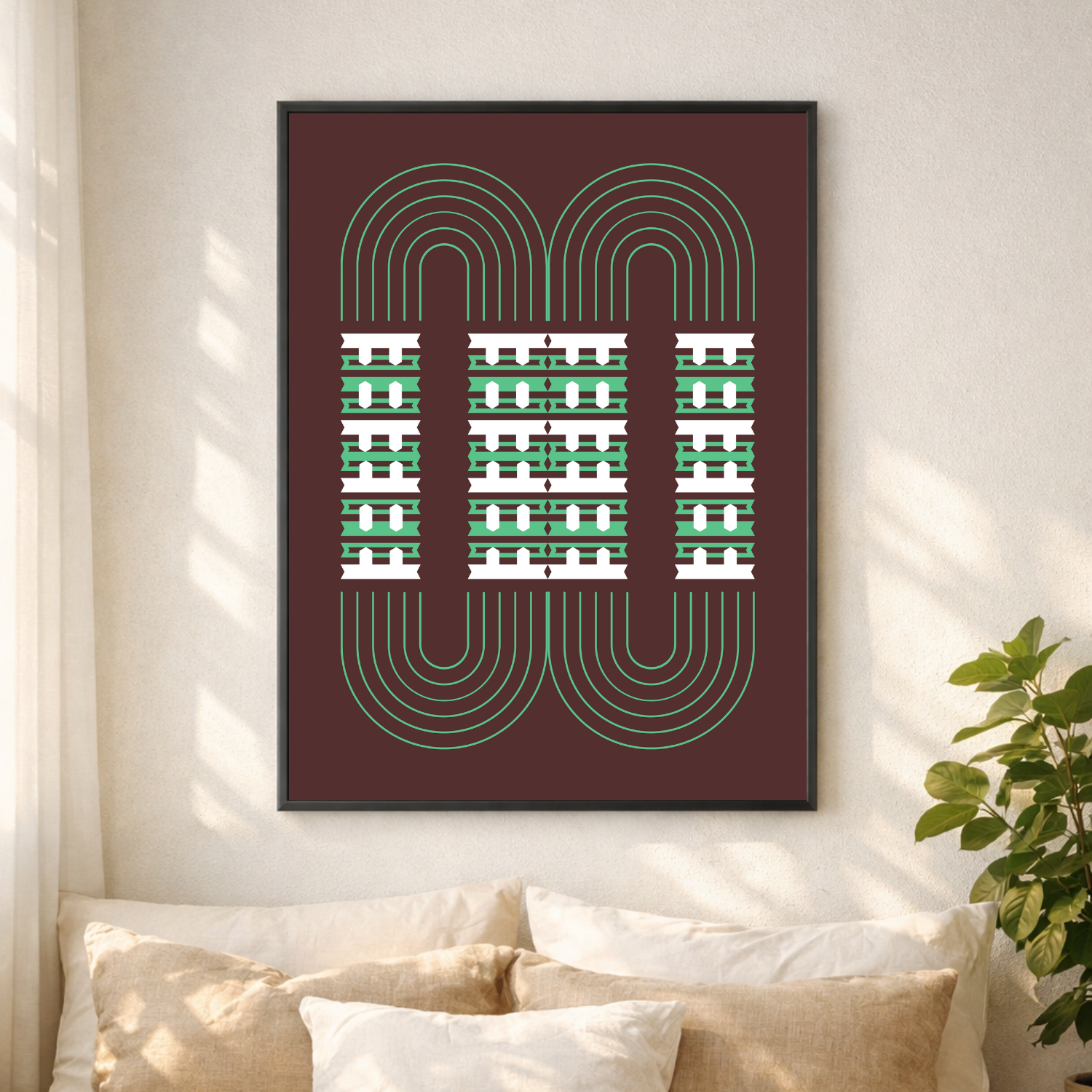 Affiche arches doubles