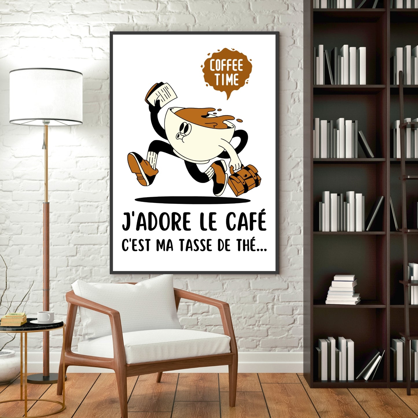 Affiche humour "Le café"