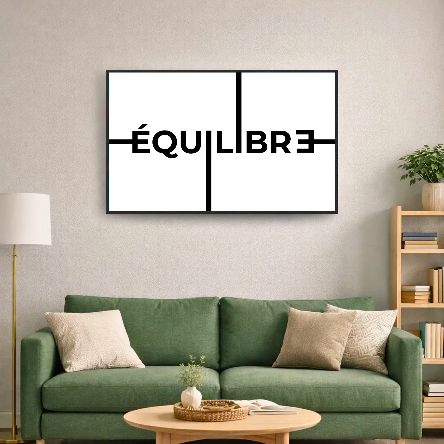 Affiche contemporaine "Equilibre"