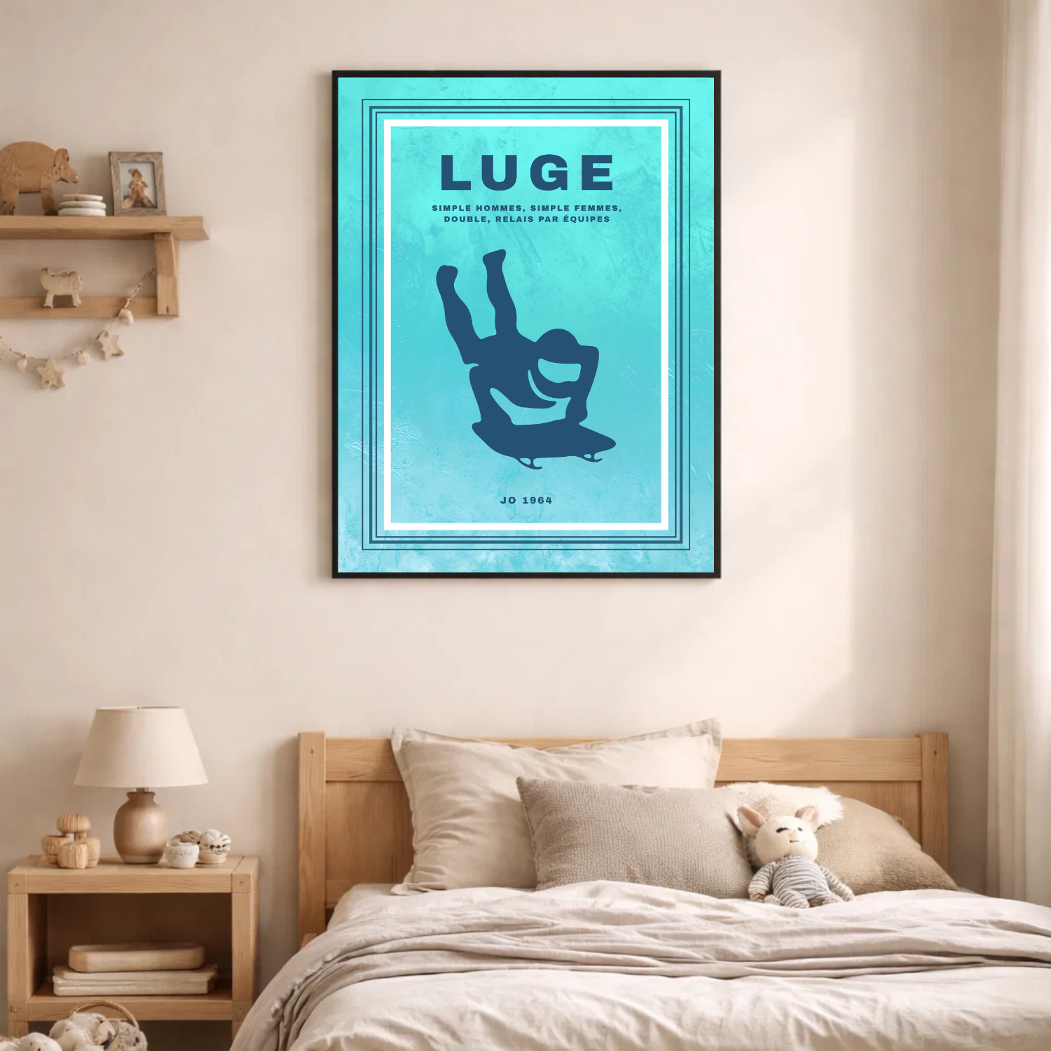 Affiche "Luge contemporaine"
