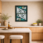 Affiche "Instinct pur" contemporaine