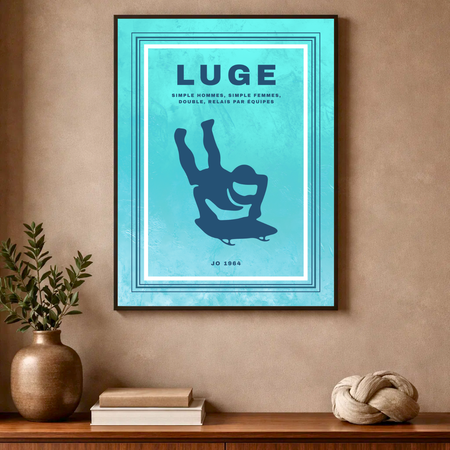 Affiche "Luge contemporaine"