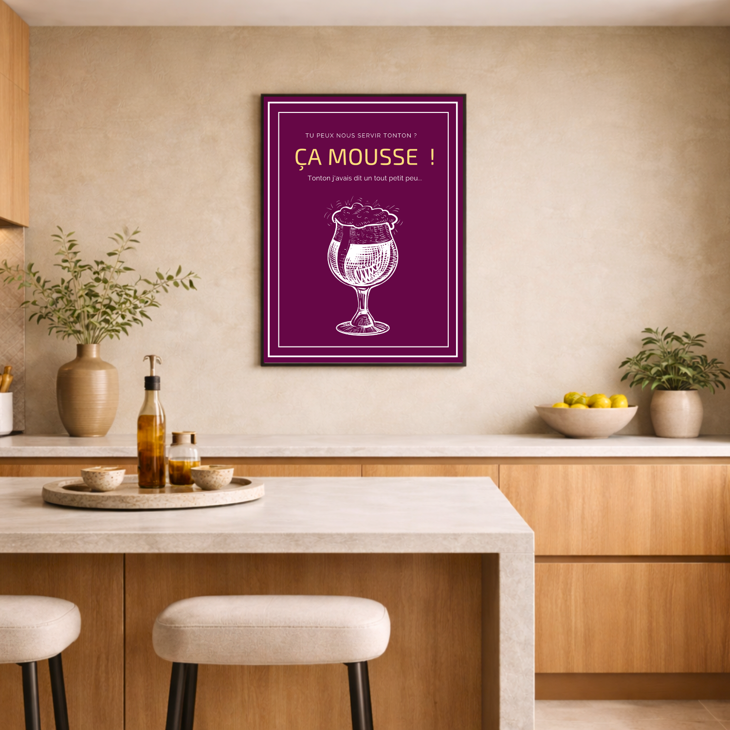 Ça mousse ! – Esprit contemporain