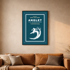 Affiche "Anglet surf contemporain"