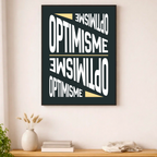 Affiche contemporaine "Optimisme"