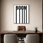 Affiche contemporaine "Boom"