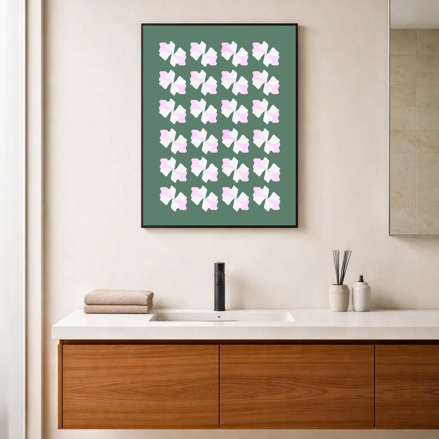 Affiche "Floraison sauge"