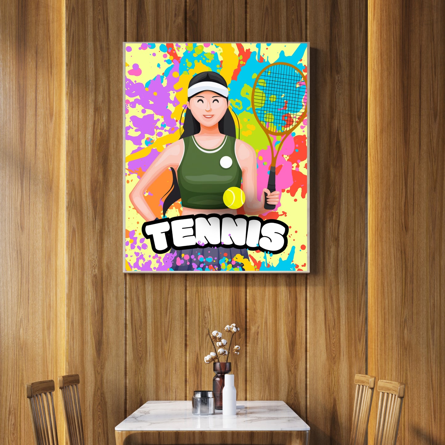 Affiche "Tennis Time"