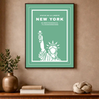 Affiche "Statue de la Liberté contemporaine"