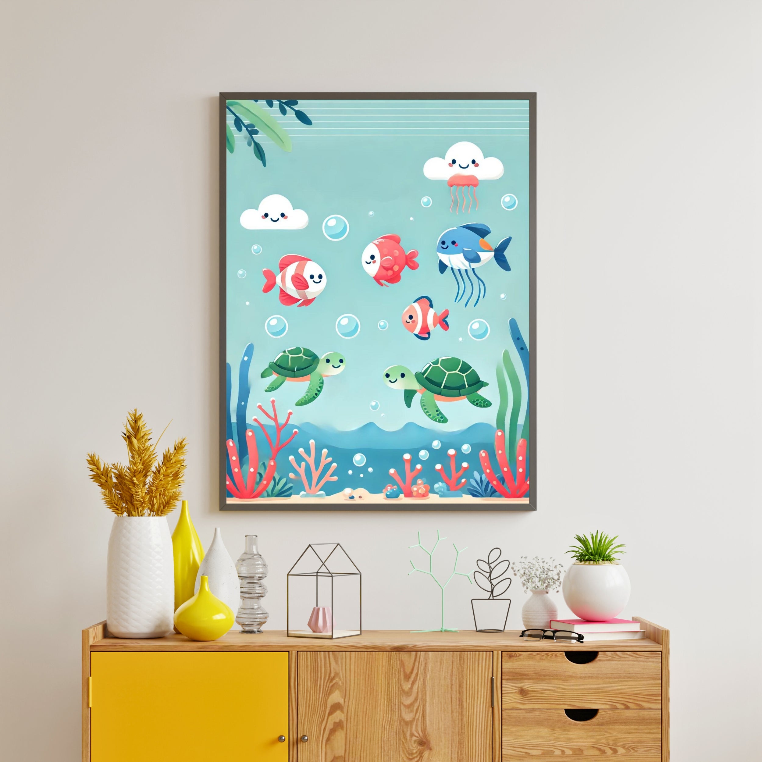 Affiche "Les récifs d'enfance"