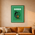 Affiche "Barman contemporain"
