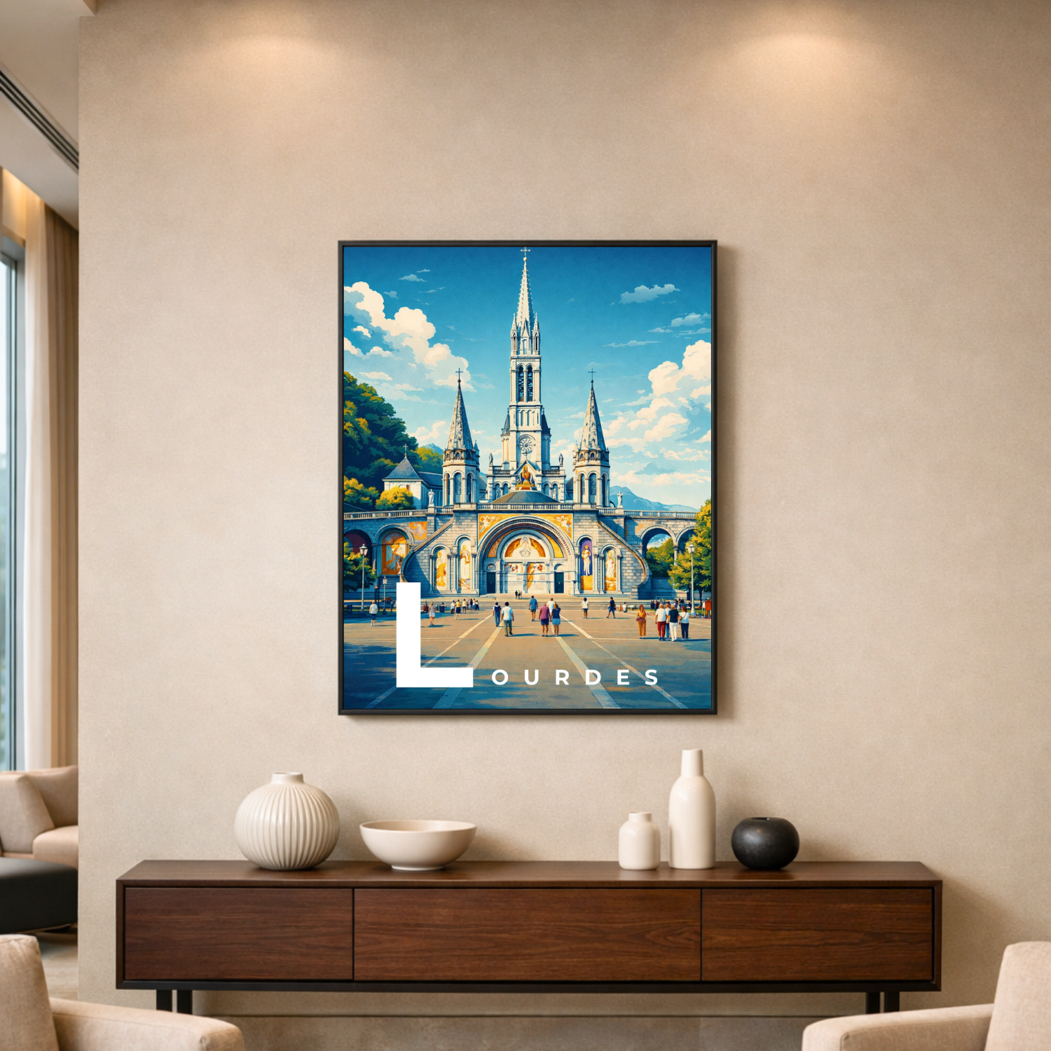 Affiche Lourdes