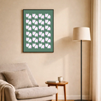 Affiche "Floraison sauge"